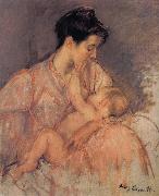 Mary Cassatt Study of Zeny and her child oil painting reproduction